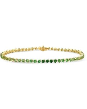 Lisa Nik Tsavorite Graduated Bracelet - Metallic