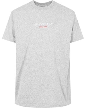 Supreme Classic Logo Crew Neck T-Shirt - White