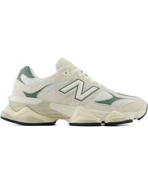 New Balance 9060 Chunky Sneakers - White