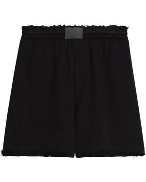 Helmut Lang Cotton Shorts - Black