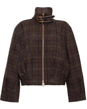 Cara Cara Lorna Plaid Jacket - Brown