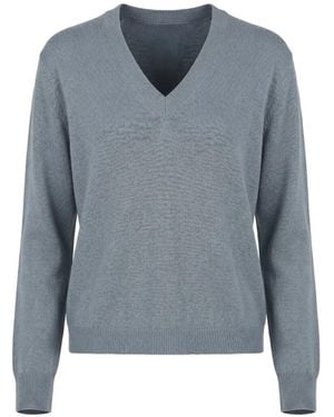 Jenni Kayne Flynn V-Neck Jumper - Blue