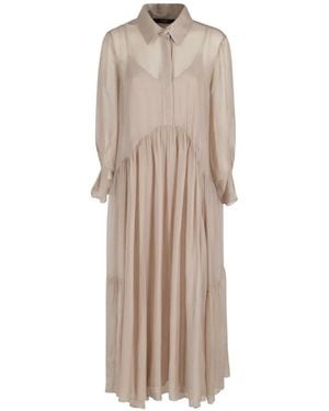 Seventy Long-Sleeve Maxi Dress - Natural