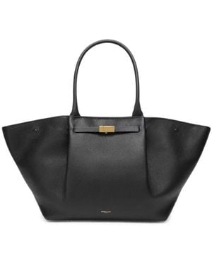 DeMellier Bolso Shopper The New York De Piel Forjada - Negro