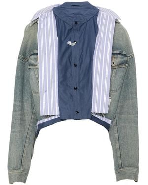Maison Mihara Yasuhiro Buttoned Jacket - Blue