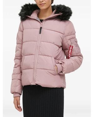 Alpha Industries Hooded Jacket - Pink