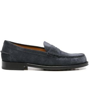 Tod's Penny Leather Loafers - Blue