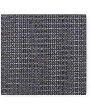 Tombolini Horsebit-Print Pocket Square - Grey