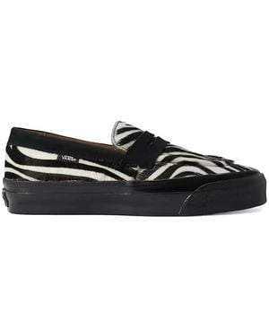 Vans Lx Loafer 53 Zebra-Print Trainers - Black