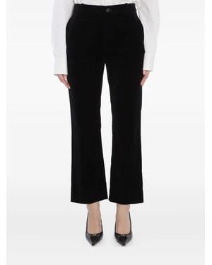 Saint Laurent Velvet Trousers - Black