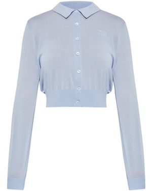 Alexander Wang Cardigan aus Wolle - Blau