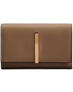 Tod's Bar Tri-Fold Wallet - Brown