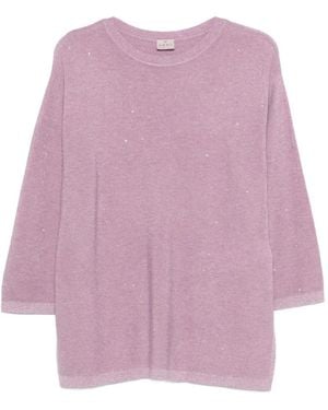 Marella Embellished Jumper - Pink