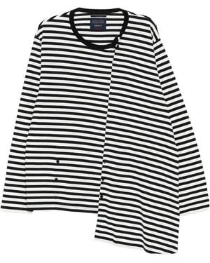 Yohji Yamamoto X Neighborhood Striped T-Shirt - White