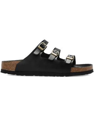 Birkenstock Florida D-Buckle Exquisite Sandals - Black