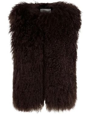 Yves Salomon Langer Jumpsuit - Schwarz