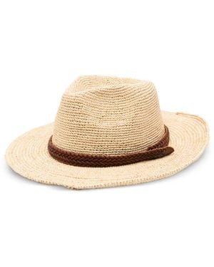 Dragon Diffusion Woven Braided-Strap Sun Hat - Natural