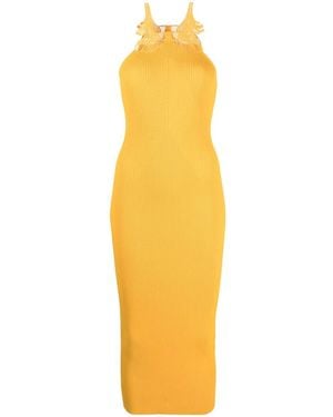 Self-Portrait Dresses Yellow