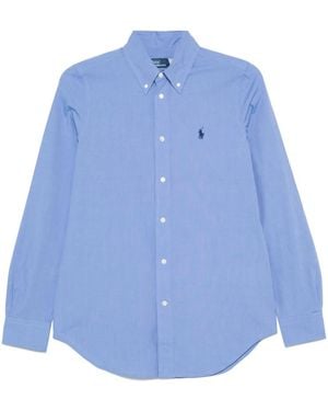 Polo Ralph Lauren Polo Pony-Embroidered Shirt - Blue