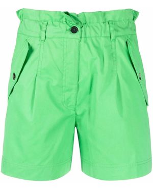 KENZO Bermudas Cargo De Talle Alto - Verde
