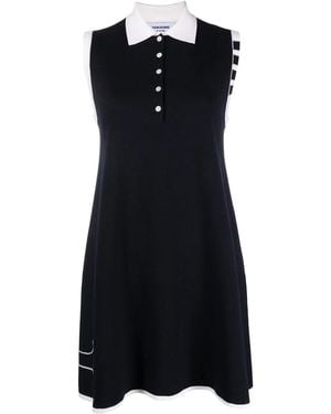 Thom Browne Knitted Mini Dress - Black