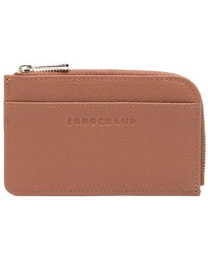 Longchamp Le Foulonné Card Holder - Brown