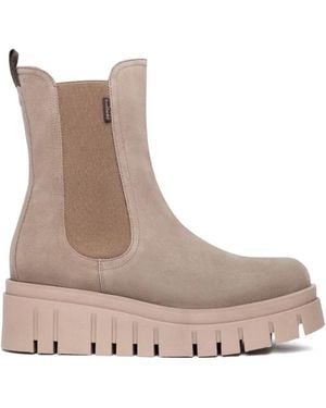 Nero Giardini Platform Chelsea Boots - Brown