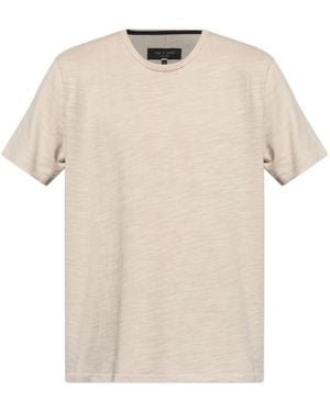 Rag & Bone Mélange-Effect Cotton T-Shirt - Natural