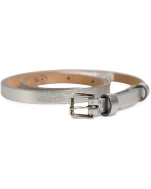 Dolce & Gabbana Metallic Leather Belt