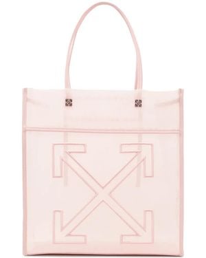 Off-White c/o Virgil Abloh Market Arrows Mesh Tote Bag - Pink