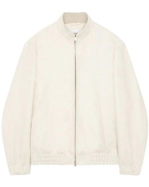 Lardini Textured Linen Jacket - White