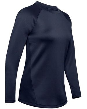 Under Armour Logo-Detail Long-Sleeves Top - Blue