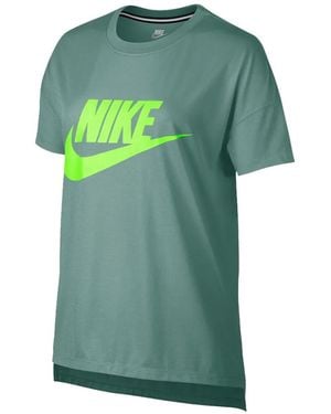 Nike Signal Logo-Print T-Shirt - Green
