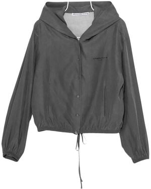 Alexander Wang Buttoned Oversized Jacket - Grey