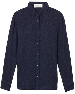 God's True Cashmere Button-Up Shirt - Blue