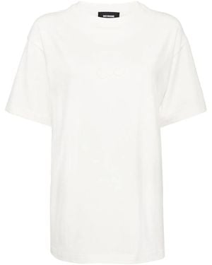 we11done Pearl Bear T-Shirt - White