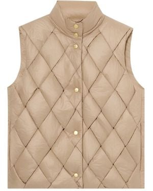 Brooks Brothers 3D Padded Gilet - Natural