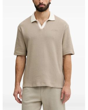 Guess Logo-Detail T-Shirt - Natural