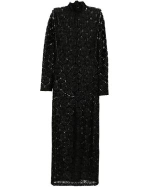 Rohe Abito Con Motivo Geometrico - Nero