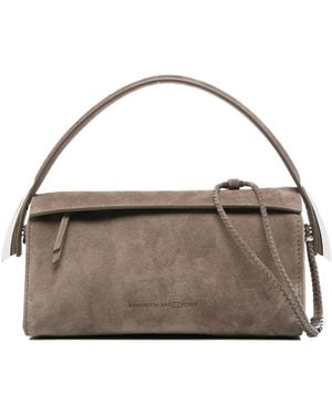 Benedetta Bruzziches Suede Satchel Bag - ブラウン