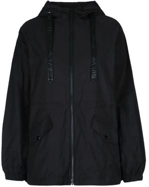 Duvetica Drawstring-Hood Jacket - Black