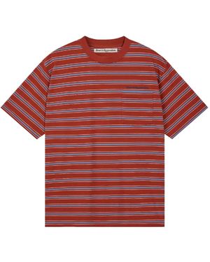 Rest&Recreation T-Shirt mit Tasche - Rot