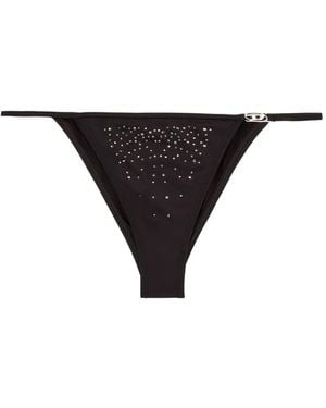 DIESEL Crystal-Embellished Briefs - Black