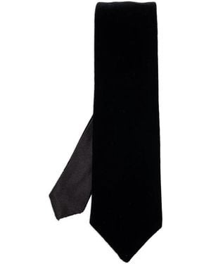 Giorgio Armani Woven Jacquard Tie - Black