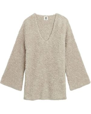 By Malene Birger Wide-Sleeve Jumper - White