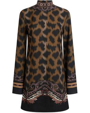 Etro Mini Tunic Dress - Black