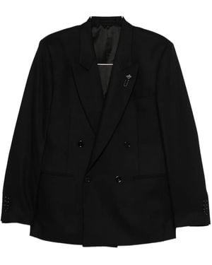 Lardini Double-breasted blazer - Schwarz