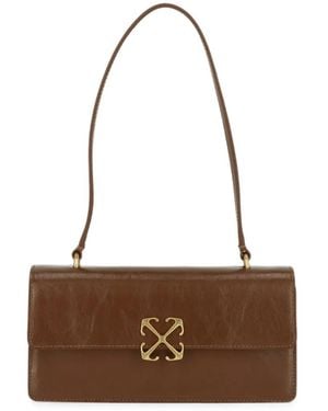 Off-White c/o Virgil Abloh Arrows Logo Shoulder Bag - Brown
