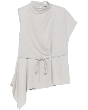 Peserico Asymmetrische Top Met Kraterhals - Wit