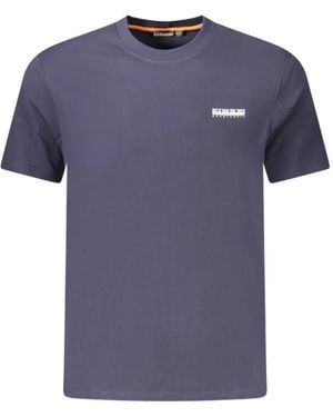 Napapijri Logo-Detail T-Shirt - Blue